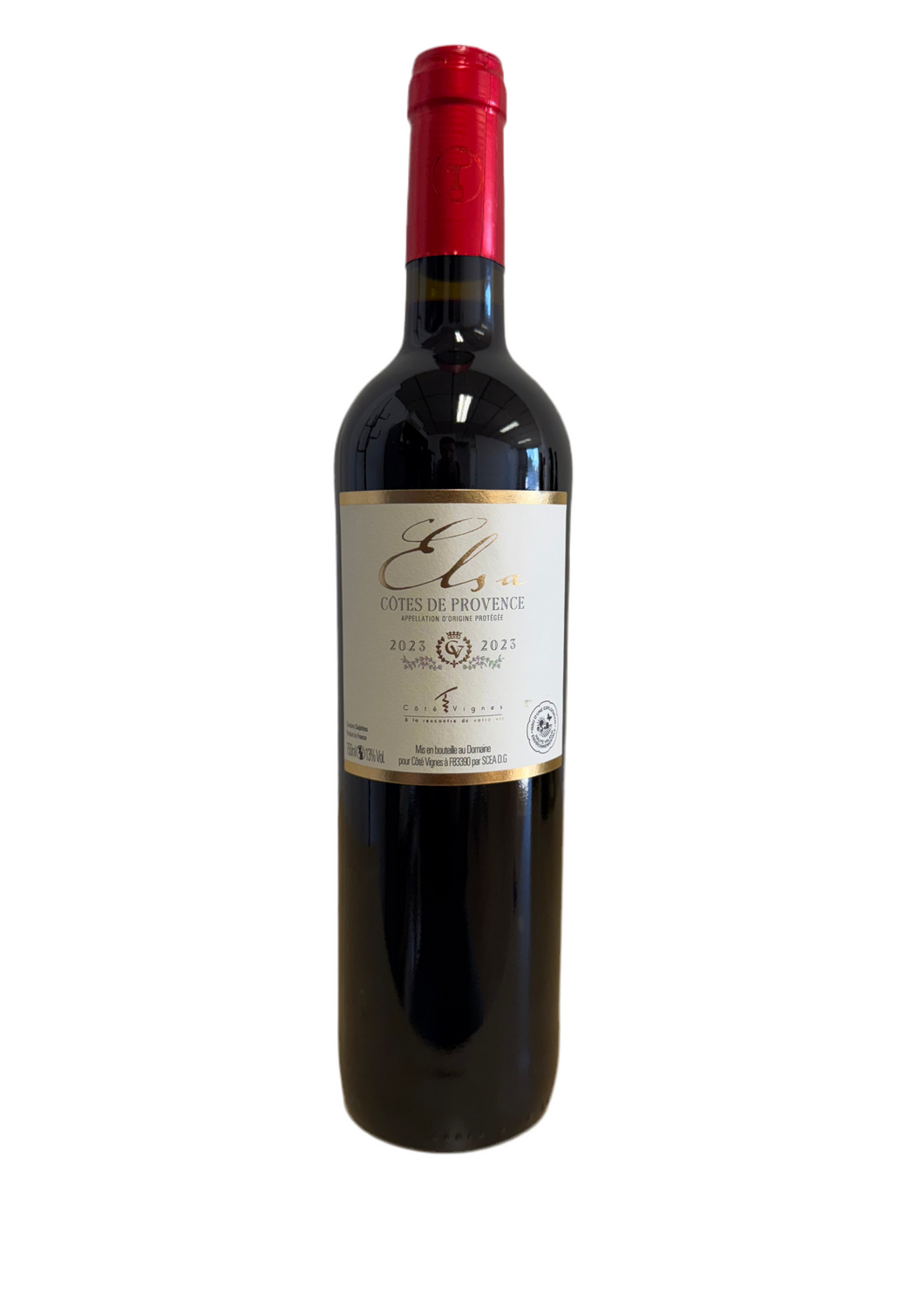 ELSA Rouge Côtes de Provence AOP 2023 Maison Côté Vignes