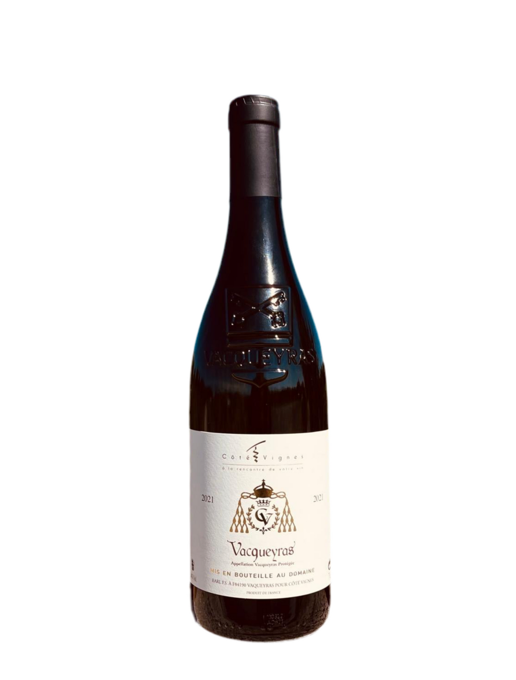 VACQUEYRAS Rouge AOP 2020 Maison Côté Vignes
