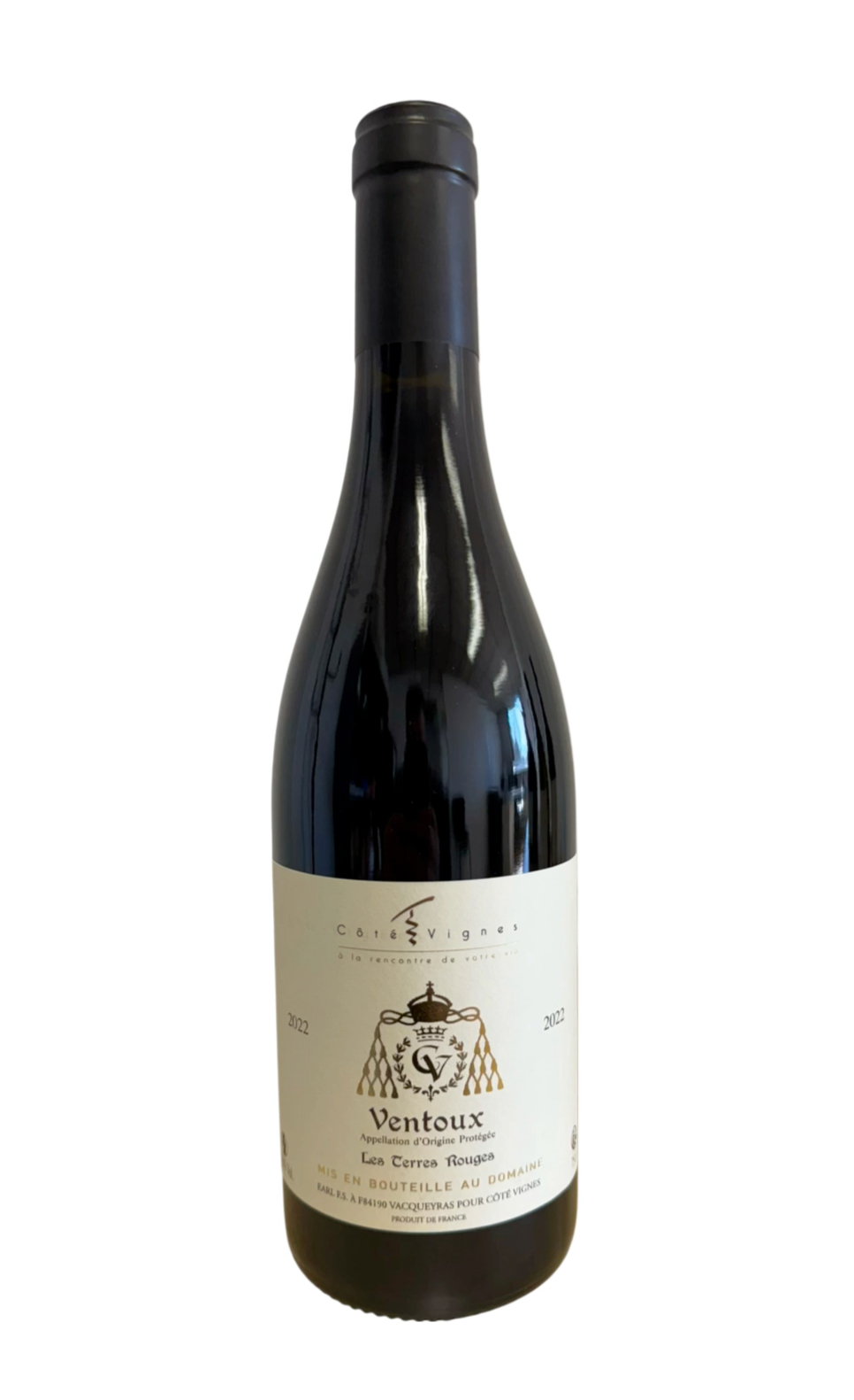 VENTOUX Les terres Rouges AOP 2022 Maison Côté Vignes