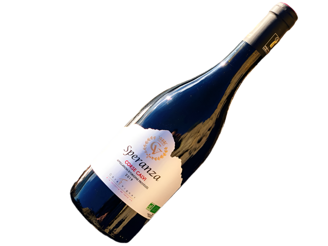 SPERANZA Rouge AOP Corse Calvi 2019 Maison Côté Vignes Vin Biologique