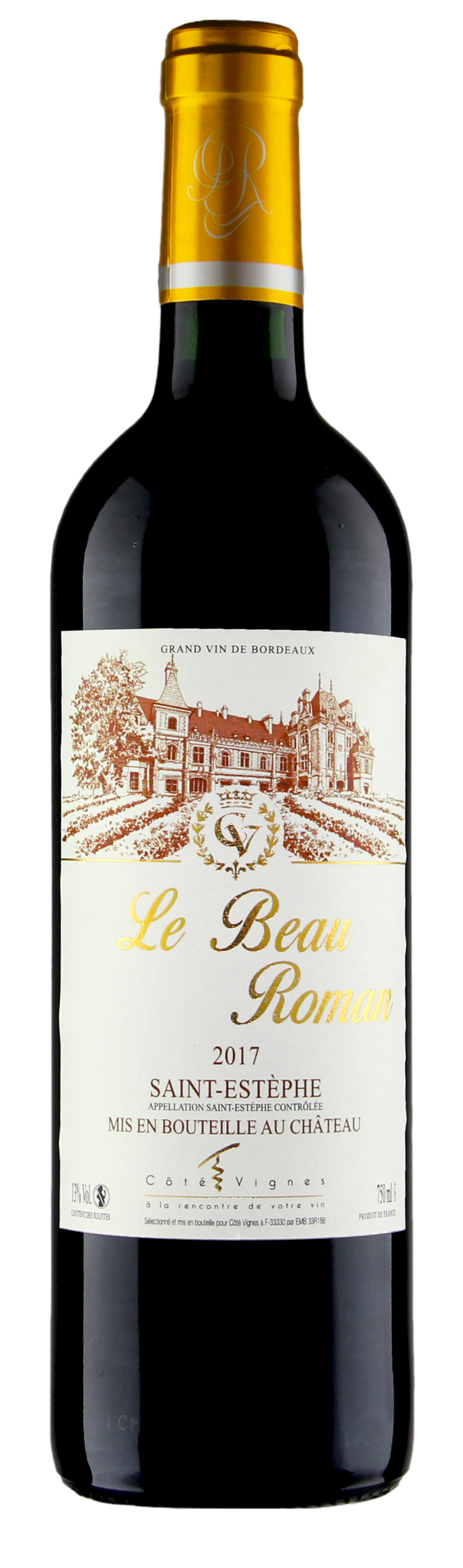 SAINT-ESTÈPHE Le Beau Roman AOC 2017 Maison Côté Vignes